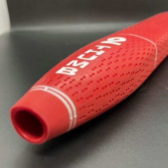 2 Thumb Golf Putter Grip Standard Size Gazeley Red 1.65" Wide Grip - Picture 2 of 5